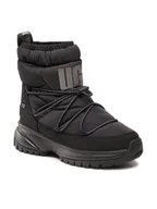 Botki damskie - Ugg Botki W Yose Ruffer Mid 1131978 Czarny - miniaturka - grafika 1