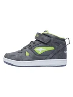 Trampki damskie - Kangaroos Sneakersy "Kalley II EV" w kolorze szaro-limonkowym - miniaturka - grafika 1