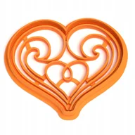 Formy do ciast - Foremka Szarfa Serce Walentynki Miłość Wykrawacz - miniaturka - grafika 1