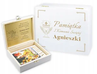 BIBLIA DLA DZIECI NA KOMUNIĘ CHRZEST W OBRAZKACH - Pamiątka Pierwszej Komunii Świętej - miniaturka - grafika 1