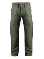 Spodnie męskie - spodnie bojówki długie WEST COAST CHOPPERS - CAINE RIPSTOP CARGO PANT olive-XXL - miniaturka - grafika 1