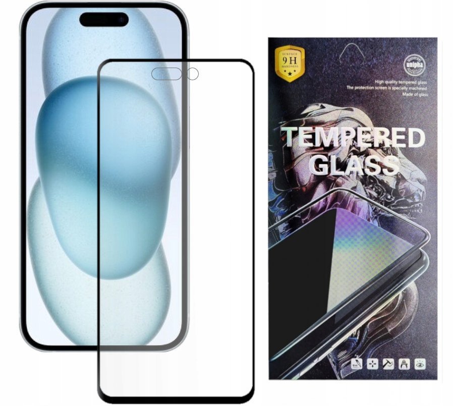 Szkło do IPhone 15 Plus HYBRYDOWE MATOWE