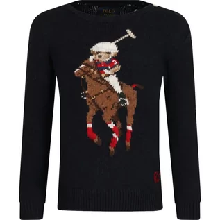 Swetry dla dziewczynek - POLO RALPH LAUREN Sweter | Regular Fit | z dodatkiem wełny - grafika 1