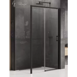 New Trendy K-1277 KABINA PRIME BLACK PROSTOKĄTNA PRZY$245CIENNA L 100x80x200 CZYSTE 6mm ACTIVE SHIELD - Kabiny prysznicowe - miniaturka - grafika 1