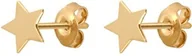 Kolczyki - Złote kolczyki 585 na sztyfcie gwiazda PREZENT - miniaturka - grafika 1