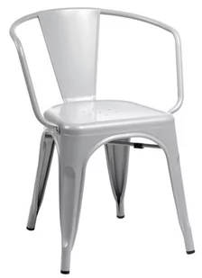 D2.Design Krzesło Paris Arms szare DK-41361 DK-41361 - Krzesła - miniaturka - grafika 1