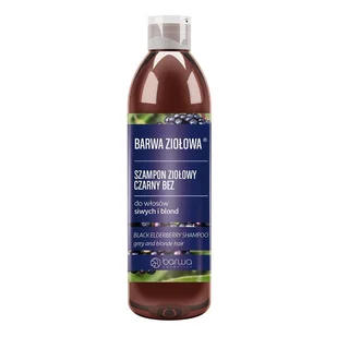 Barwa Ziołowa szampon do włosów siwych i blond Czarny Bez 250ml - Szampony do włosów - miniaturka - grafika 2