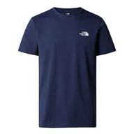 Koszulki męskie - Koszulka The North Face Simple Dome 0A87NG8K21 - granatowa - miniaturka - grafika 1