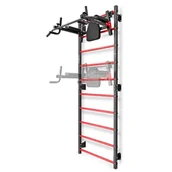 Wyposażenie sportowe i gimnastyczne - Zestaw do ćwiczeń gimnastycznych drabinka i poręcz z drążkiem Marbo Sport - miniaturka - grafika 1