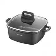 Garnki - Garnek aluminiowy chef kwadrat z/p 20x20x9cm 2,6l ks kod: 1II-GAR-0520 - miniaturka - grafika 1