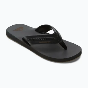 Japonki męskie Quiksilver Carver Natural II black 1 - Klapki i japonki męskie - miniaturka - grafika 1