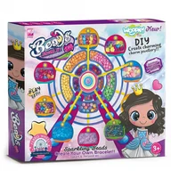 Prace ręczne dla dzieci - WOOPIE Zestaw Do Robienia Biżuterii Bransoletek Wisiorków Pierścionków Różne Kształty - miniaturka - grafika 1