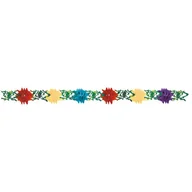 Balony i akcesoria - GIRLANDA PAPIEROWA KWIATY 20 X 400 CM - miniaturka - grafika 1