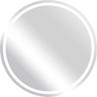 Lustra - NOWOCZESNE LUSTRO OKRĄGŁE Z PODŚWIETLENIEM LED ŁAZIENKOWE DO SALONU 80CM - miniaturka - grafika 1