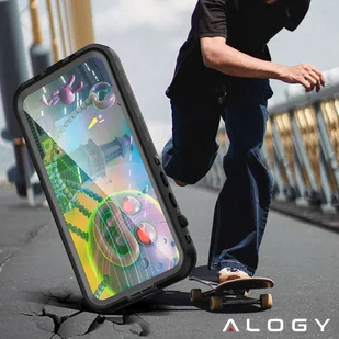 Etui Wodoodporne Alogy IP68 Case z przezroczystym tyłem Pancerna obudowa 360 do MagSafe do Apple iPhone 14 Pro Max - Etui i futerały do telefonów - miniaturka - grafika 14