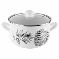 Garnki - Garnek emaliowany pyza monstera z/p 24cm 5,6l kod: 011-GAR-502/AV/24/MONSTERA + Sprawdź na SuperWnetrze.pl - miniaturka - grafika 1