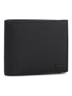 Lacoste Duży Portfel Męski Billfold Zip Case NH2826CE Czarny - Portfele - miniaturka - grafika 1