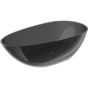 Mexen Glass black wanna wolnostojąca transparentna 170 x 85 cm, korek chrom - 58061708513 - Wanny - miniaturka - grafika 1