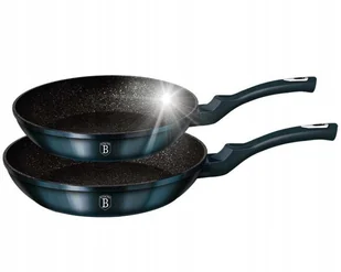 ZESTAW PATELNI GRANITOWYCH 22/26cm BERLINGER HAUS AQUAMARINE BH-1883 - Zestawy garnków i patelni - miniaturka - grafika 1