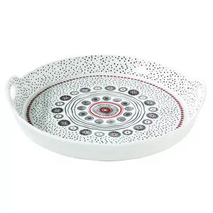 Porcelanowa taca serwisowa Nuova R2S Organic - Tace i patery - miniaturka - grafika 1