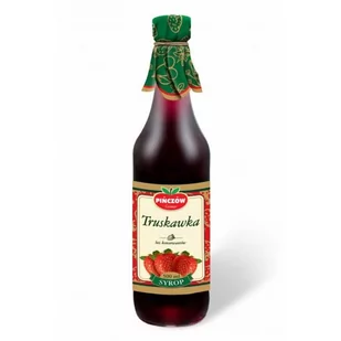 Pińczów Syrop o smaku truskawkowym 500 ml - Syropy i koncentraty owocowe - miniaturka - grafika 1
