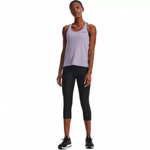 Damskie legginsy treningowe UNDER ARMOUR HG Armour Hi Capri NS - Spodnie sportowe damskie - miniaturka - grafika 1