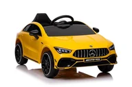 Pojazdy elektryczne dla dzieci - Auto Na Akumulator Mercedes CLA 45s AMG Żółty 4x4 - miniaturka - grafika 1