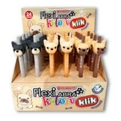 Długopisy - Penmate Długopis ścieralny Flexi Abra Kolori Click Buldog niebieski - miniaturka - grafika 1