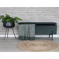 Ławki do przedpokoju - Zielona ławka Watford – House Nordic - miniaturka - grafika 1