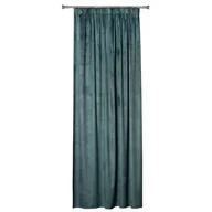 Zasłony - Zasłona z taśmą BLOCKS 135 x 245 cm, kolor zielony - miniaturka - grafika 1