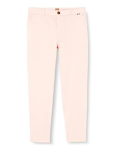 BOSS Spodnie damskie, Jasny róż676, 66 - Spodnie damskie - miniaturka - grafika 1