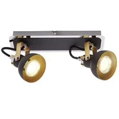 Lampy sufitowe - Ideus Plafon LAMPA sufitowa MARIO 03043 ścienna OPRAWA kinkiet metalowy czarny 03043 - miniaturka - grafika 1