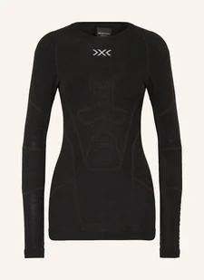 X-Bionic Koszulka Funkcyjna Symbio Merino Z Wełny Merino schwarz - X-BIONIC - Koszulki i topy damskie - miniaturka - grafika 1