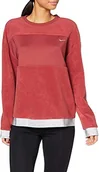 Bluzy damskie - Nike Icon Clasische Them Fleece Crew bluza damska złoto Cedar/Metallic Gold L - miniaturka - grafika 1