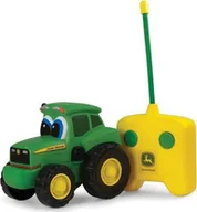 Zabawki zdalnie sterowane - Tomy John Deere traktor baby na radio 18m+ Tomy - miniaturka - grafika 1