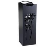 Dekoracje domu - Metalowy stojak na parasole INDUSTRIAL 60x21 cm czarny - miniaturka - grafika 1