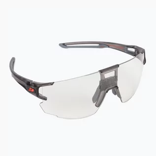 Okulary sportowe - Julbo Okulary rowerowe Julbo Aerospeed Reactiv Performance czarno-szare J5024020 - grafika 1