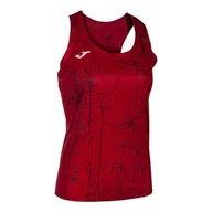 Koszulki i topy damskie - Joma Damska koszulka z krótkim rękawem Camiseta de tirantes Élite IX, Rojo, XS - miniaturka - grafika 1
