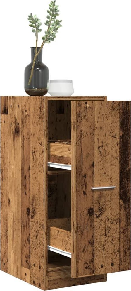 vidaXL Szafka apteczna, stare drewno, 30x41x77,5 cm