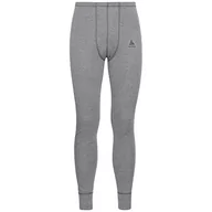 Legginsy - ODLO Męskie legginsy Bl Bottom Long Active Warm Eco szary Steel Grey Melange 3XL 159122 - miniaturka - grafika 1