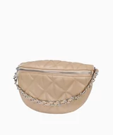 Torebki damskie - PUCCINI Pikowana torebka damska beżowa - miniaturka - grafika 1