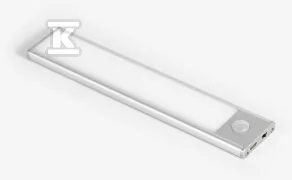 Nextec OPRAWA MEBLOWA LED 20cm, Srebrna, 4000K, light sensor + pir, ładowanie 750mA - Oprawy, klosze i abażury - miniaturka - grafika 1