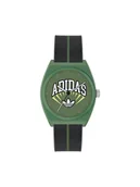 Zegarki męskie - adidas Zegarek Project Two AOST25036 Zielony - miniaturka - grafika 1