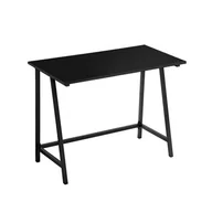 Biurka - Biurko małe czarne proste industrialne loft 100x50x75 VB4Bk Begryf - miniaturka - grafika 1
