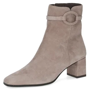 Caprice Damskie buty 9-25310-45, modne kozaki, taupe suede, 39 EU, taupe Suede, 39 EU - Kozaki damskie - miniaturka - grafika 1