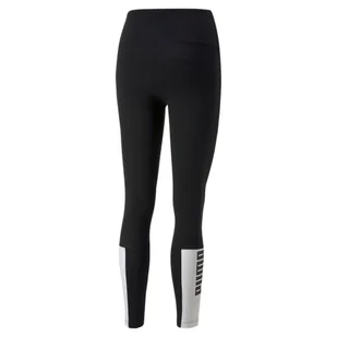 Puma legginsy damskie 849955 długie rozmiar XS czarne logo - Legginsy - miniaturka - grafika 1