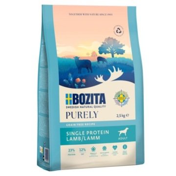 Bozita Dog Purely Adult Grain Free, jagnięcina - 2,5 kg