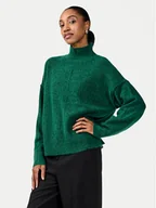 Swetry damskie - YAS Golf Balis 26030703 Zielony Relaxed Fit - miniaturka - grafika 1
