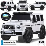 Pojazdy elektryczne dla dzieci - Auto na akumulator Mercedes G klasa 63 AMG 4x4 Panel Radio 2osoby 24V - miniaturka - grafika 1
