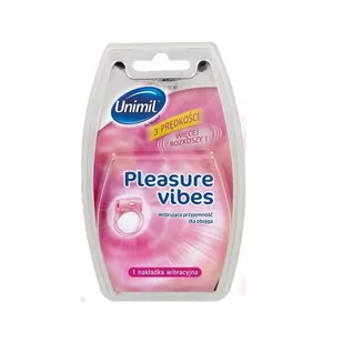 Unimil Pleasure Vibes nakładka wibracyjna - Lubrykanty - miniaturka - grafika 1